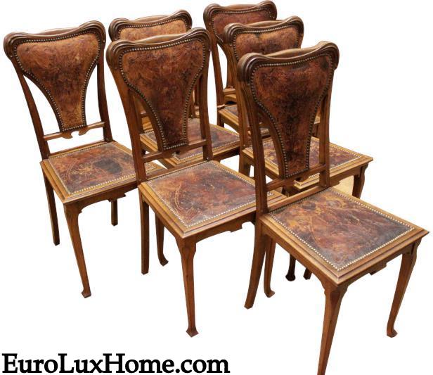 Antique Art Nouveau Chairs
