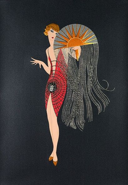 Art Deco Flapper Girl