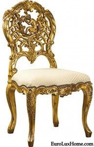 French Heritage Maison Gold Chair