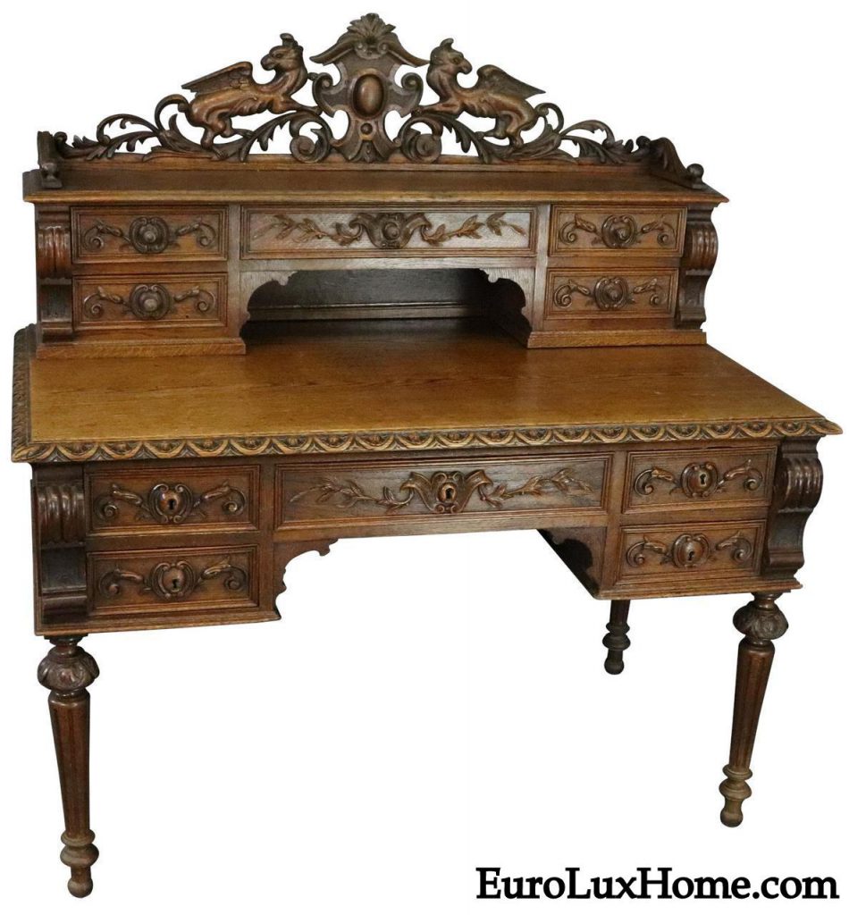 Antique French Hunting Desk