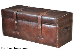 Leather Bench Trunk