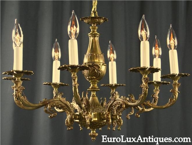 rococo chandelier, Vintage Rococo Chandelier