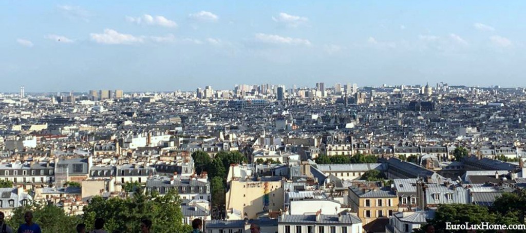 View from Sacre Coeur in Paris