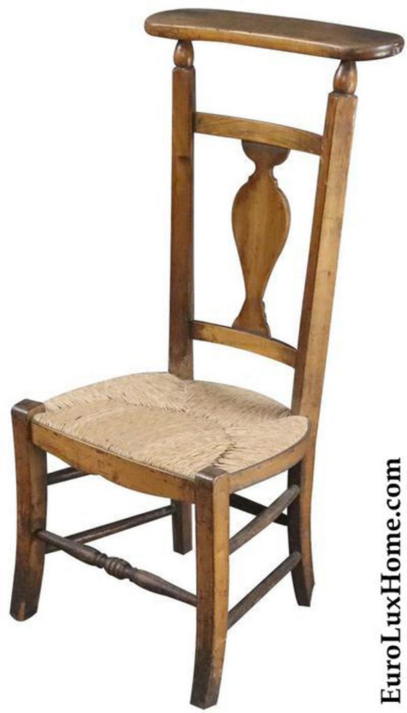 antique prayer chair, Antique French Prie-Dieu Prayer Chair
