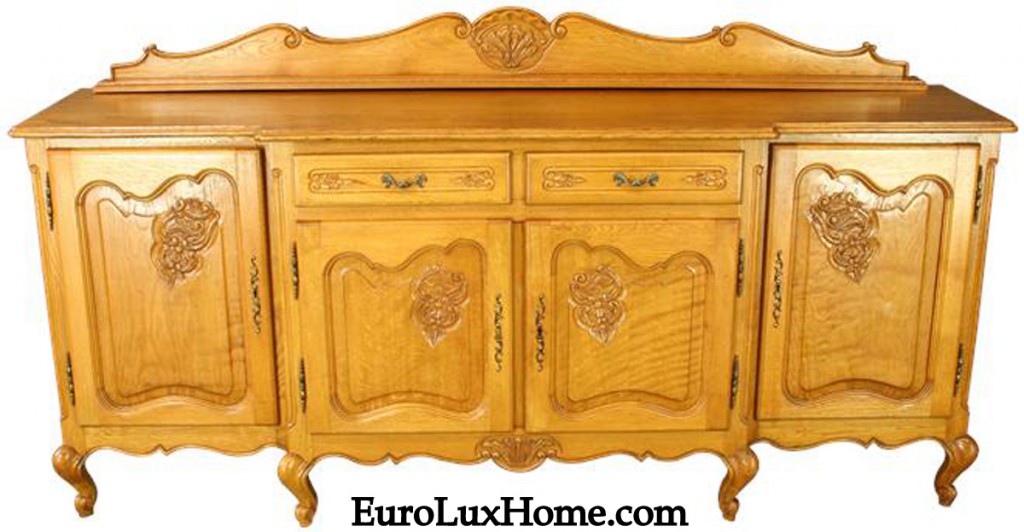 French Country Sideboard, Vintage Louis XV French Country Sideboard