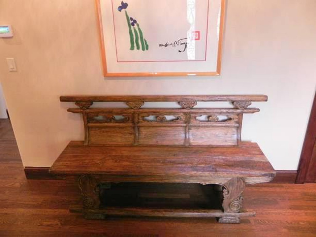 Antique Chinese opera bench